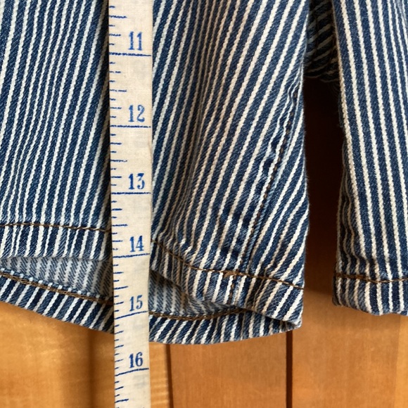 Banana Republic Denim White Stripe 27” Roll-Up Short (J1056) - Picture 9 of 14